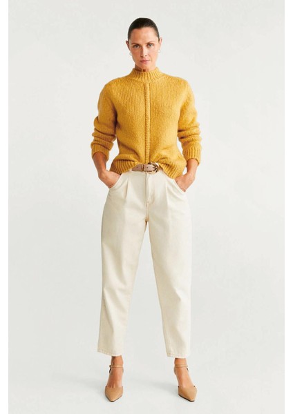 Kadın Yarım Balıkçı Örgü Triko Kazak modelleri