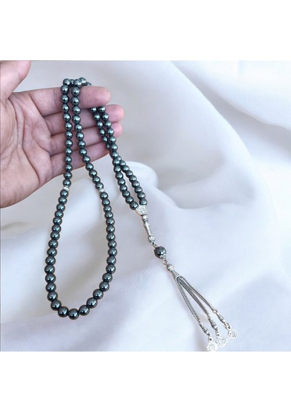 Namaz Tesbihi 99 Lu Namaz Tesbihi Hematit Taşı Doğal Taş Namaz Tesbihi Zikir Tesbihi Doğal Taş Tesbih fırsatları