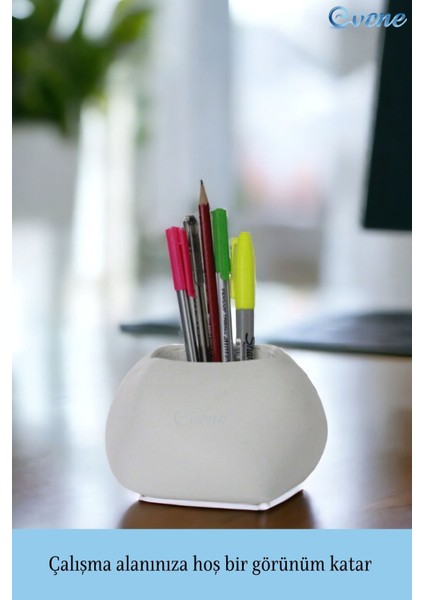 Kalemlik Beyaz Renk Masa Kalemliği Organizer Kalemlik Model 22 modelleri