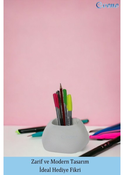 Kalemlik Beyaz Renk Masa Kalemliği Organizer Kalemlik Model 22 fırsatları