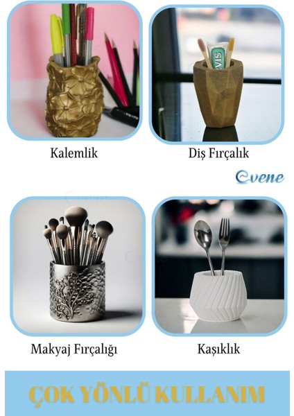 Kalemlik Beyaz Renk Masa Kalemliği Organizer Kalemlik Model 23 indirimleri