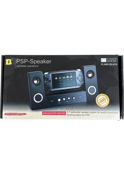 Psp Speaker Stand Psp Hoparlör Işıklı Siyah ( Psp 1000 / 2000 / 3000 Uyumlu)