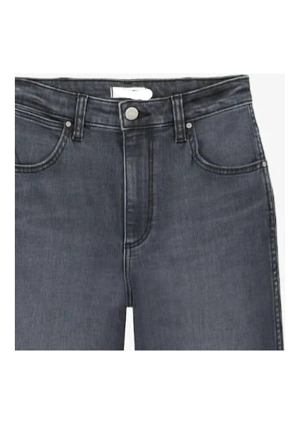 Kadın Yüksek Bel Normal Kesim Boru Paça Üst Kalite Jeans Pantolon fırsatları