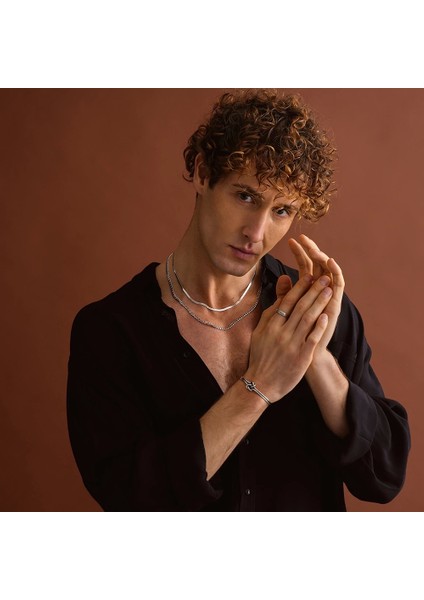 925 Ayar Gümüş Düğüm Model Unısex Kelepçe Bileklik fiyatları