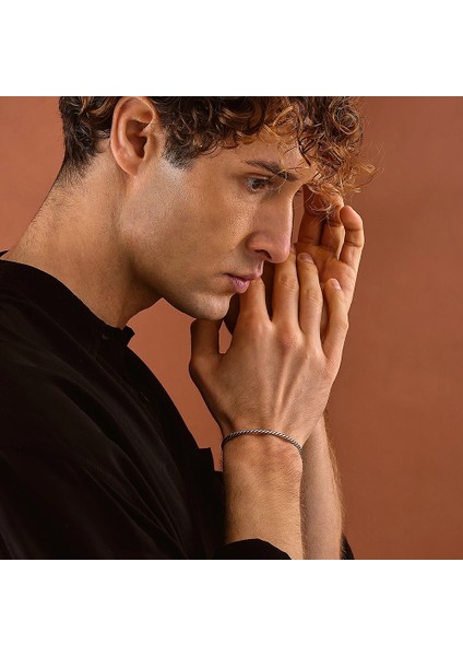 925 Ayar Gümüş Burma Unısex Kelepçe Bileklik fırsatları