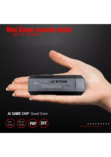 X2 Gamestick 3D Retro Video Oyunu Konsol 2.4g Kablosuz Kontrolörleri Sega/psp/ps1/pes Oyunlu indirimleri