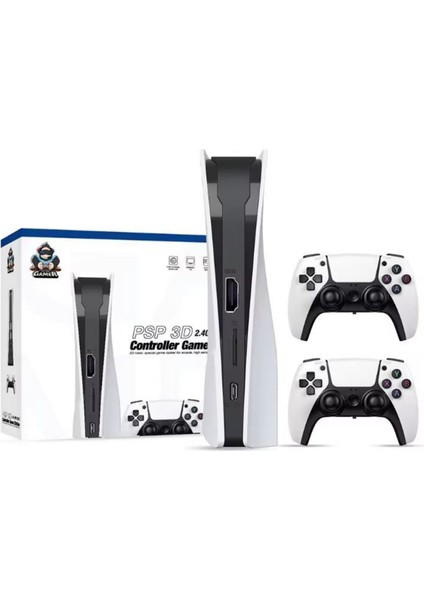 Q10 Game Stick Retro 26776 Oyunlu 4K Hd 2.4g Kablosuz Kol 128GB Gta - Pes 22 - Fıfa