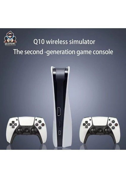 Q10 Game Stick Retro 26776 Oyunlu 4K Hd 2.4g Kablosuz Kol 128GB Gta - Pes 22 - Fıfa modelleri