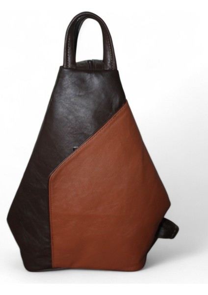 Hakiki Deri Kadın Omuz ve Sırt Çantası Vazo Model Taba Kahverengi ÇANTADERITABAKAHVERENGI001 fiyatları