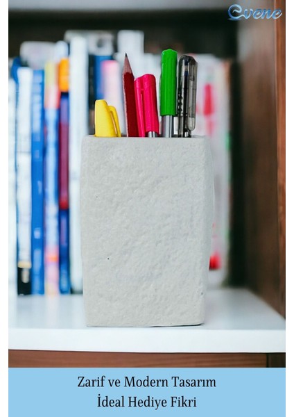 Kalemlik Beyaz Renk Masa Kalemliği Organizer Kalemlik Model 7 fırsatları