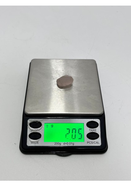 Faset Kesim Doğal Gül Kuvars Taşı 10,2 Karat