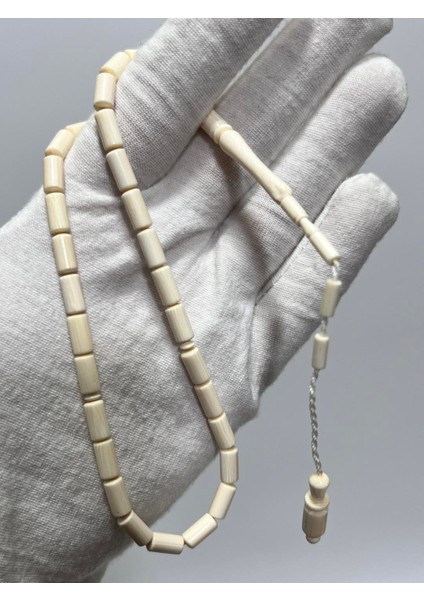 Kesme Fildişi Tesbih 9,97 Gram - Koleksiyonluk Fil Dişi Tespih