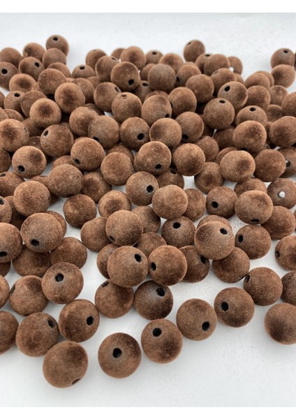 16MM Kahverengi Kadife Boncuk Takı, Çanta Yapım, Hobi Boncuğu ( 100GR,~40 Adet) modelleri