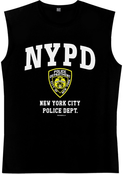 Nypd Siyah Kesik Kol / Kolsuz Erkek T-Shirt fiyatları