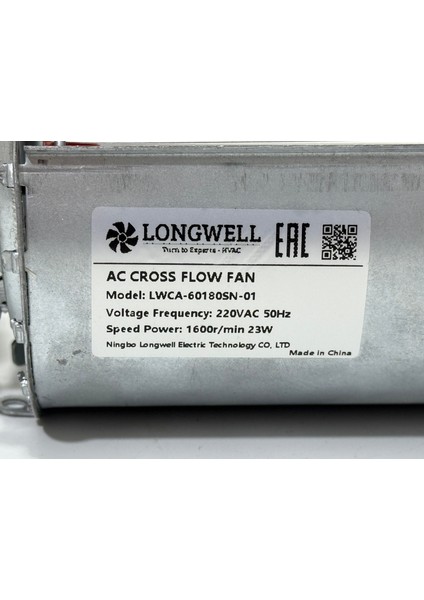 Çapraz Akışlı Tanjansiyel Fan 18CM LWCA-60180SN-01