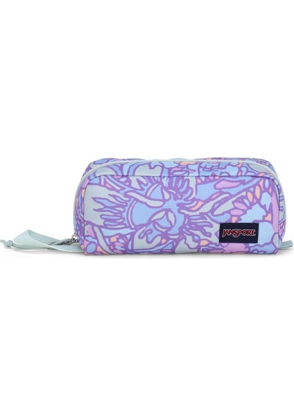 Perfect Pouch Fluid Floral Pastel Lilac Kalem Çantası