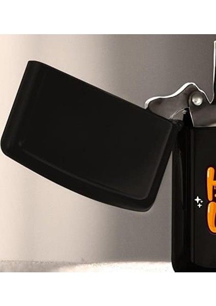 Gift Halloween Tasarımlı Renkli Baskılı Siyah Benzinli Metal Çakmak fiyatları