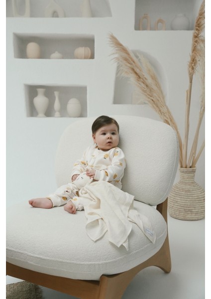Limon Desen Organik Kaşkorse Bebek Tulum fiyatları