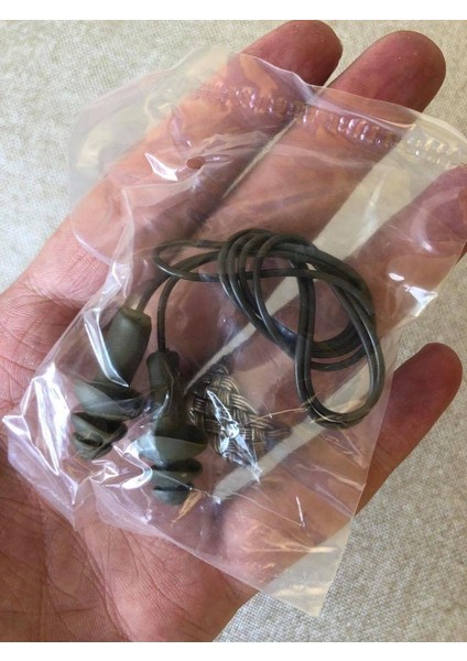 Kordon Ipli Çam Tipi Silikon Kulak Tıkacı 10 Adet