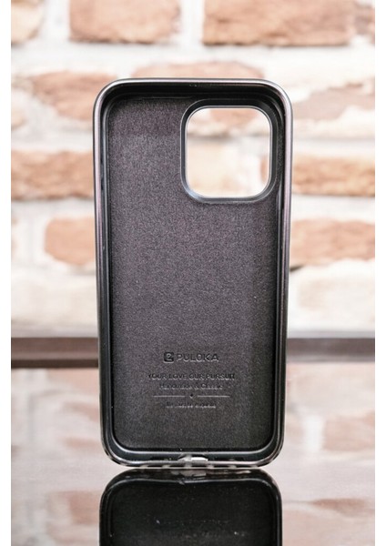 Apple iPhone 15 Pro Max Uyumlu Suni Deri Premium Kartlıklı Siyah Kılıf fırsatları