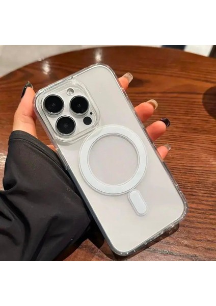 Şeffaf Magsafe Silikon Kılıf - Apple iPhone 13 Pro Max