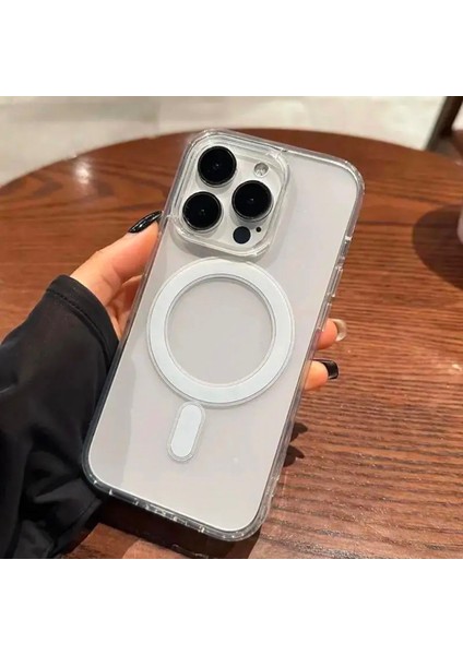 Şeffaf Magsafe Silikon Kılıf - Apple iPhone 13 Pro Max