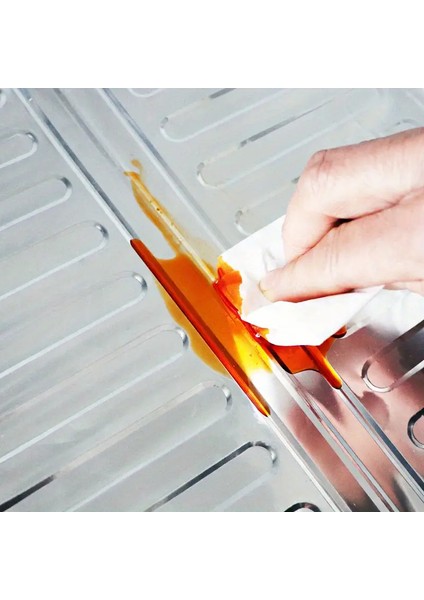 Ocak Yağ Sıçrama Koruyucu Katlanır Alüminyum Levha -Kolay Silinir Piknik Tüpü Rüzgar Önleyici Panel fiyatları