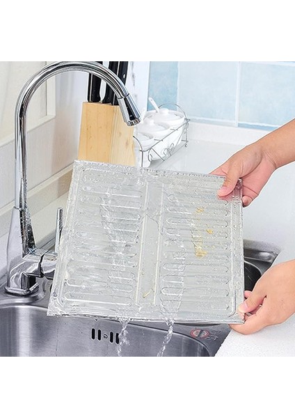 Ocak Yağ Sıçrama Koruyucu Katlanır Alüminyum Levha -Kolay Silinir Piknik Tüpü Rüzgar Önleyici Panel fırsatları