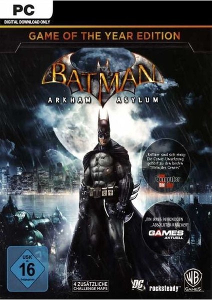 Batman: Arkham Asylum GOTY (Pc Oyun) Steam Key