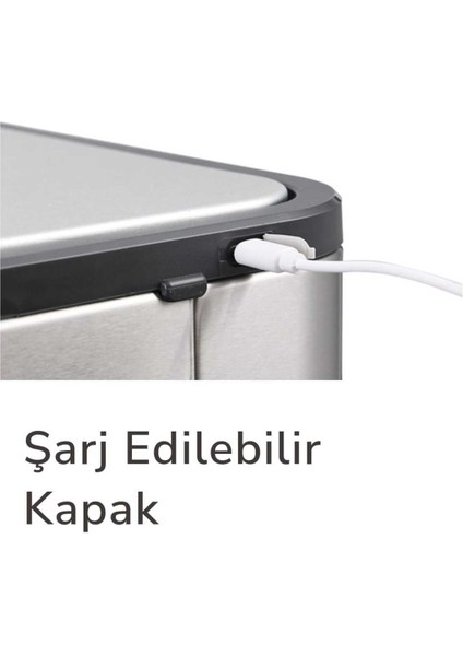 MAS9710W-9L Sensörlü Akıllı Çöp Kovası Ozon Jenaratörlü modelleri