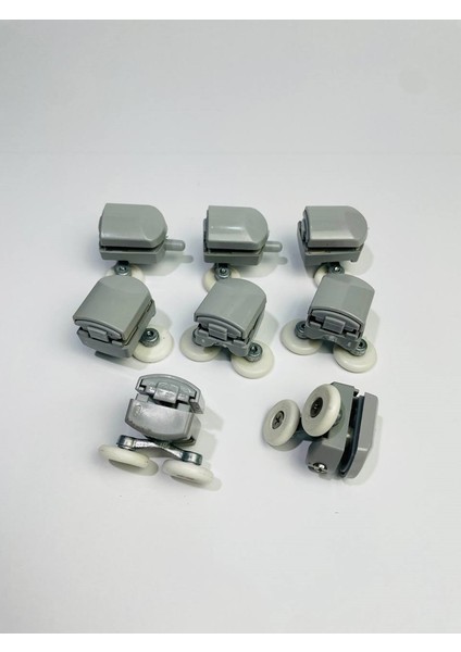 Duşakabin Tekeri 8li Set - Gri