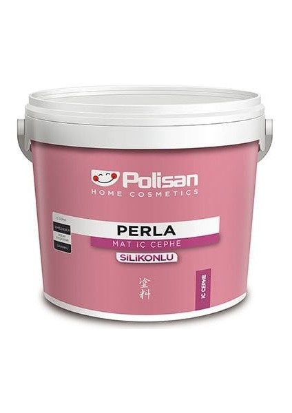 Perla Silikonlu Mat Yalın Beyaz - 7,5 L