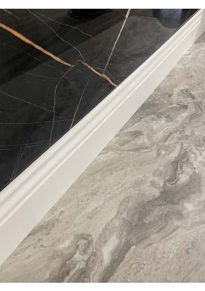 8 cm Cenova Lake Beyaz Pvc Kaplama Parke Süpürgelik fiyatları