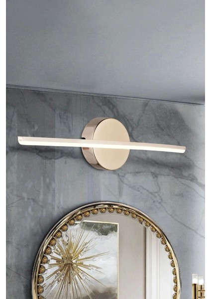 Ideal Üç Renkli Krom Gold Salon Aplik ve Ledli Aplik