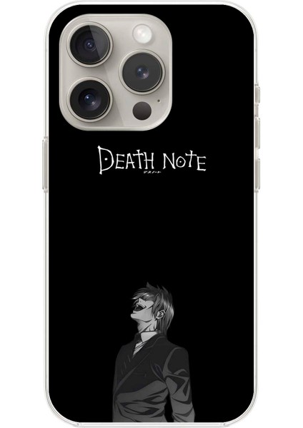 Apple iPhone 15 Pro Max Uyumlu Şeffaf Kılıf Kira Tasarımlı