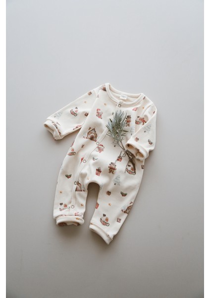 Kurabiye Adam Organik Kaşkorse Bebek Tulum