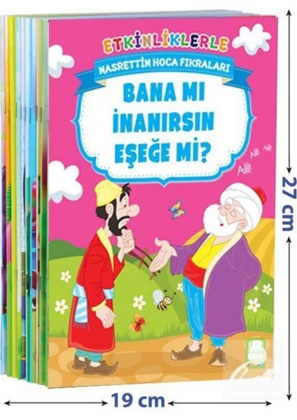 Etkinliklerle Nasrettin Hoca Fıkraları Seti (10 Kitap Takım)