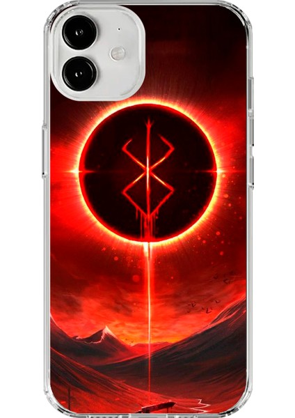 Apple iPhone 12 Mini Uyumlu Şeffaf Kılıf Berserk Tasarımlı 1