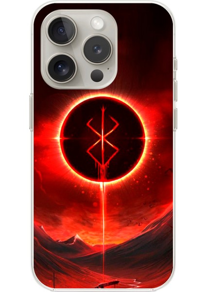 Apple iPhone 12 Pro Max Uyumlu Şeffaf Kılıf Berserk Tasarımlı 1