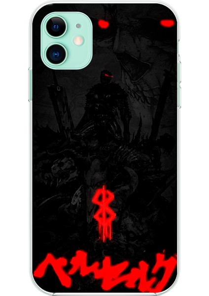 Apple iPhone 11 Uyumlu Şeffaf Kılıf Berserk Tasarımlı 3