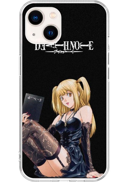 Apple iPhone 15 Uyumlu Şeffaf Kılıf Misa Tasarımlı