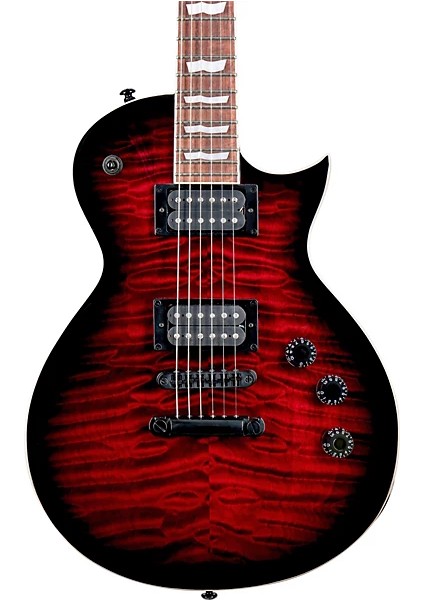 Ltd EC-256QM See Thru Black Cherry Sunburst Elektro Gitar