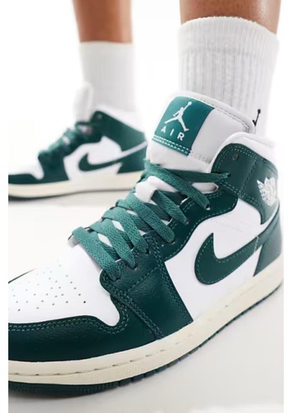 Air Jordan 1 Mid Night Unısex Deri Bilekli Günlük Spor Ayakkabı modelleri