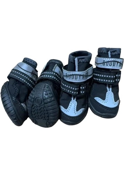 Superstone Kauçuk Dış Taban Köpek Ayakkabısı Siyah 6 cm