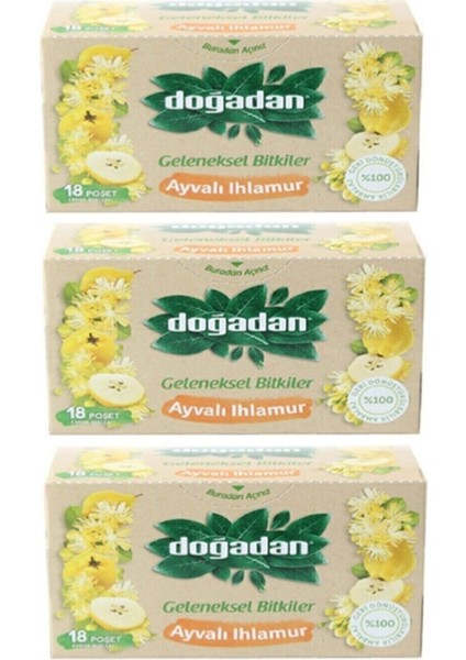 Ayvalı Ihlamur Çay 18'li x 3