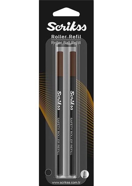RR7202A Roller Kalem Yedeği Siyah 2li Blister