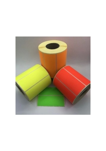 Neon Etiket 40X20 5 Li 5000 Adet