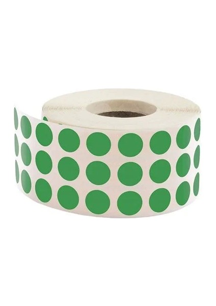 Etiketleme Makinesi Nokta Etiket Yeşil