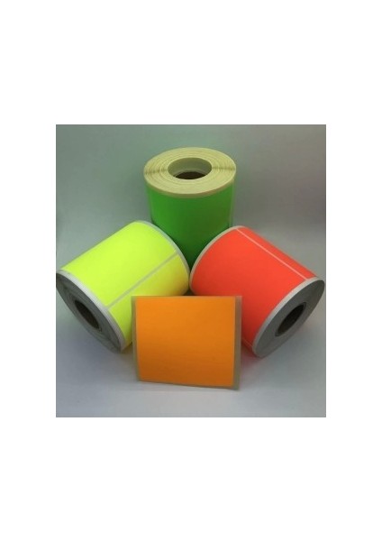 Neon Etiket 75X100 400 Adet