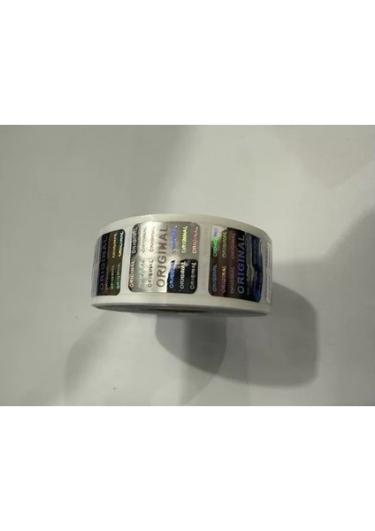 Kare 2cm x 2cm Hologram Güvenlik Etiketi 1000 Adet